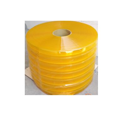 ม่านริ้วอุตสาหกรรม รุ่น ANTI INSECT แบบกันกระแทก(สีเหลือง) W200mm. x L50m.