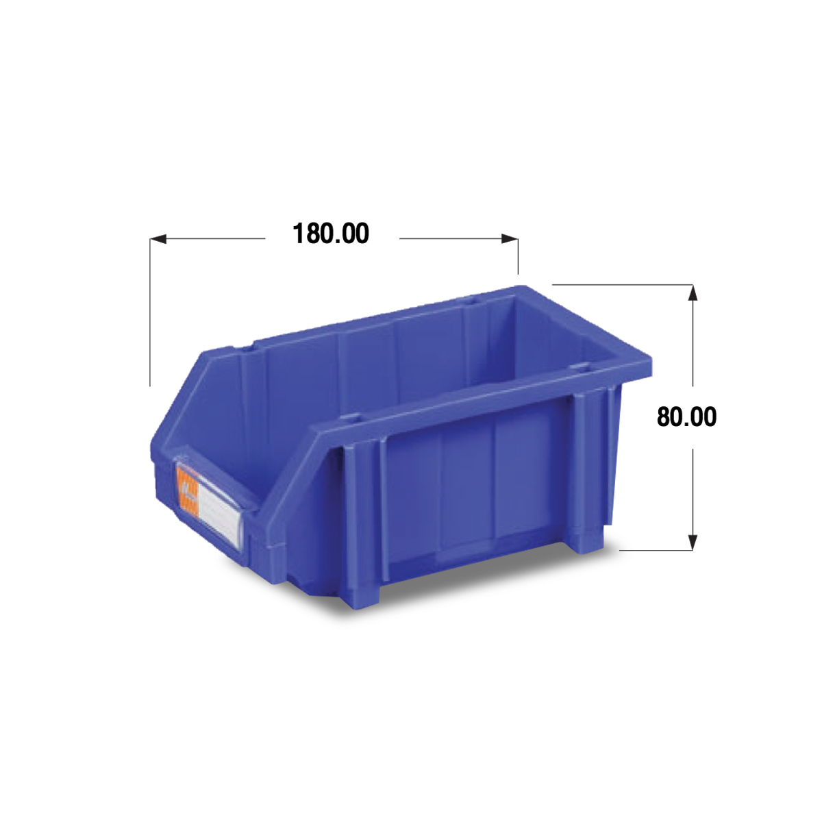 กล่องเก็บสินค้า Storage Bin 1811B สีน้ำเงิน