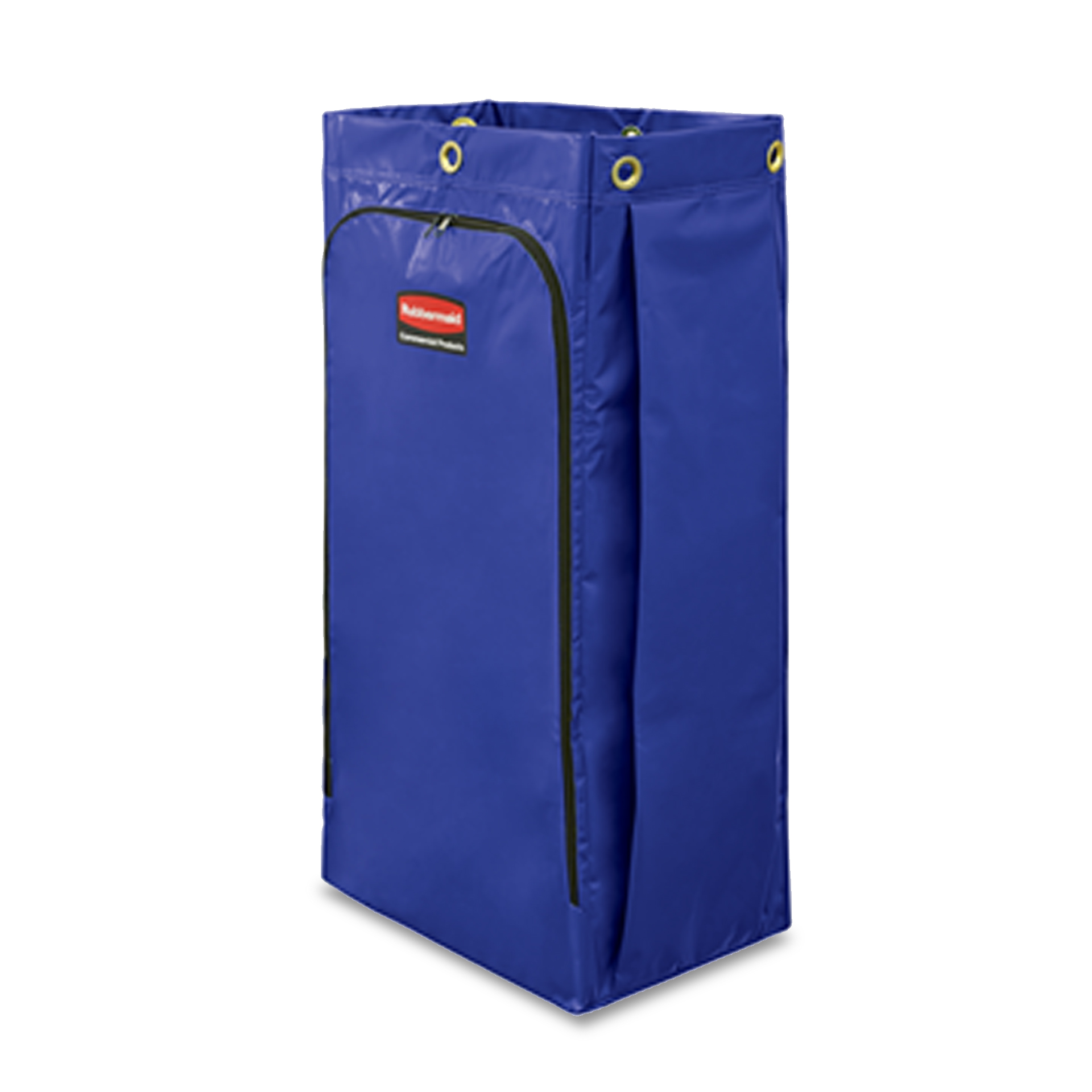 กระเป๋าไวนิล สำหรับรถเข็นทำความสะอาด ขนาด 34 แกลลอน สีน้ำเงิน