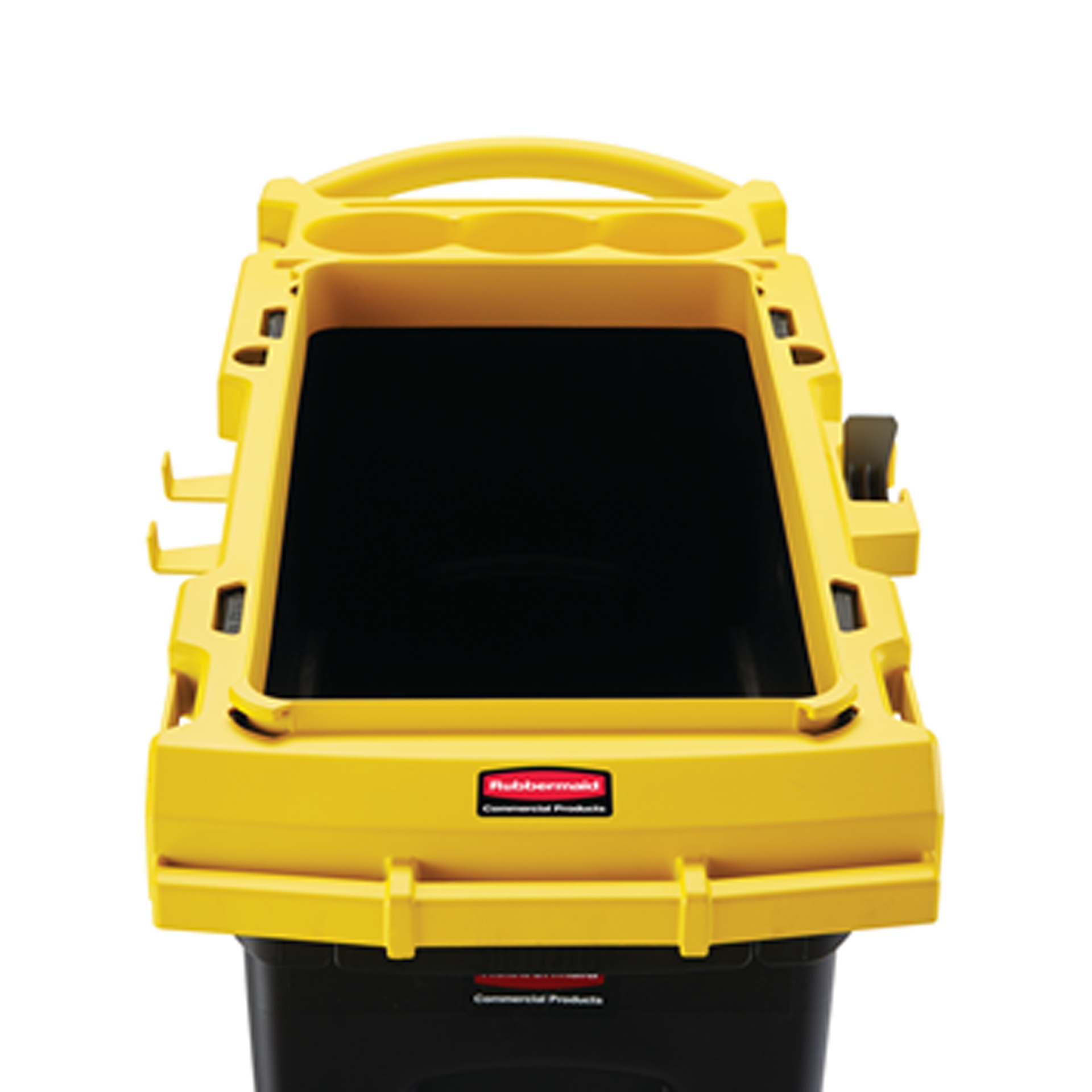 ชุดรถเข็นทำความสะอาดแบบถังเดียว Slim Jim® Single-Stream Cleaning Cart สีเหลือง