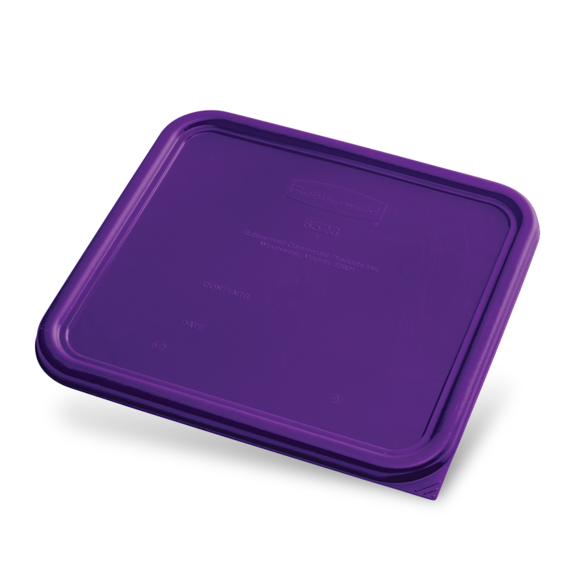 ฝาปิดสี่เหลี่ยม สำหรับกล่องเก็บวัตถุดิบ Square Container ขนาด 12 qt สีม่วง