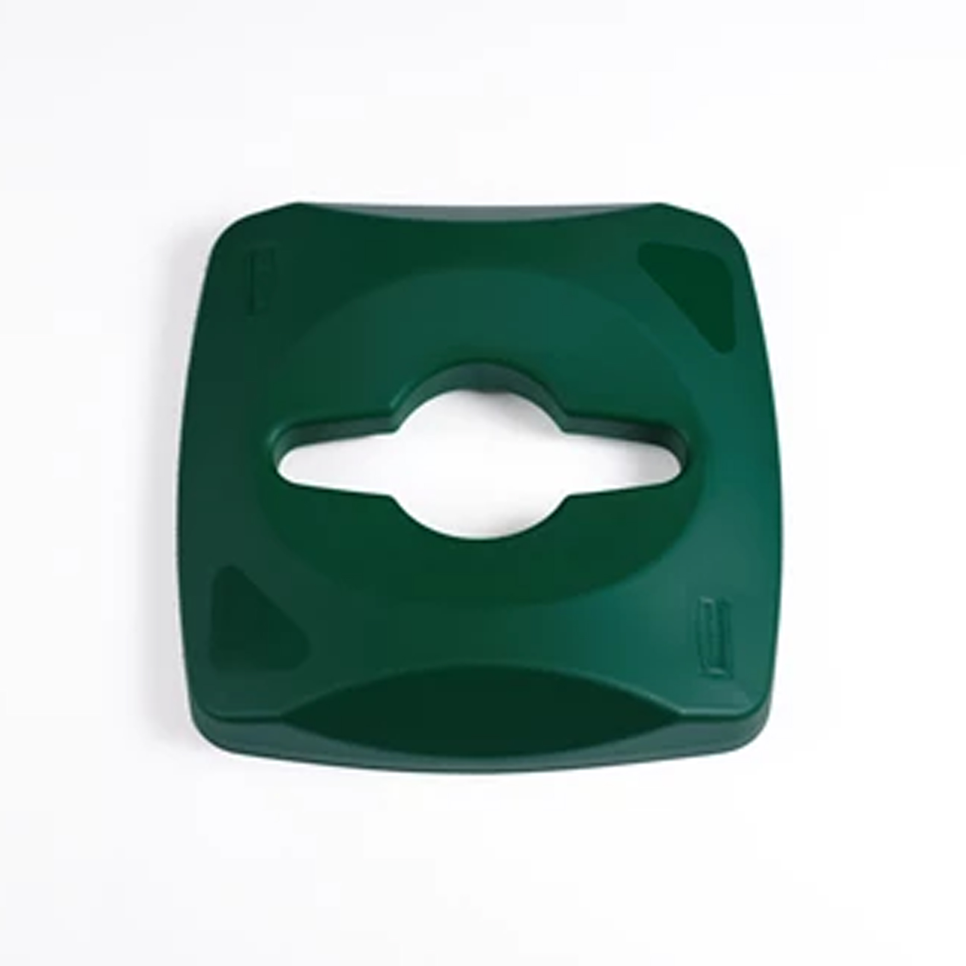 SINGLE STEAM RECYCLING LID TOP 23 GAL-GREEN