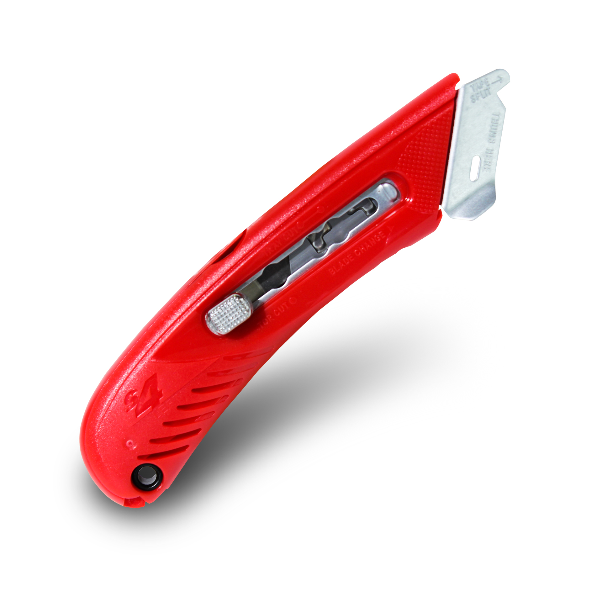 คัตเตอร์นิรภัยอเนกประสงค์ PHC S4 Safety Cutter สีแดง