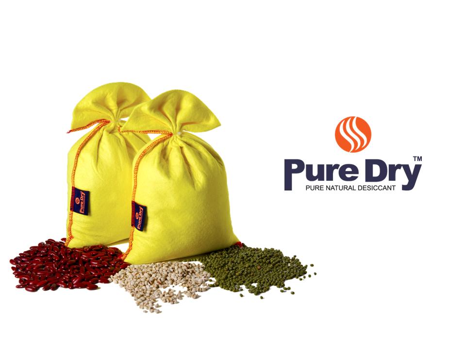 สารดูดความชื้น Pure Dry ขนาด 50 กรัม (330 ถุง/กล่อง)