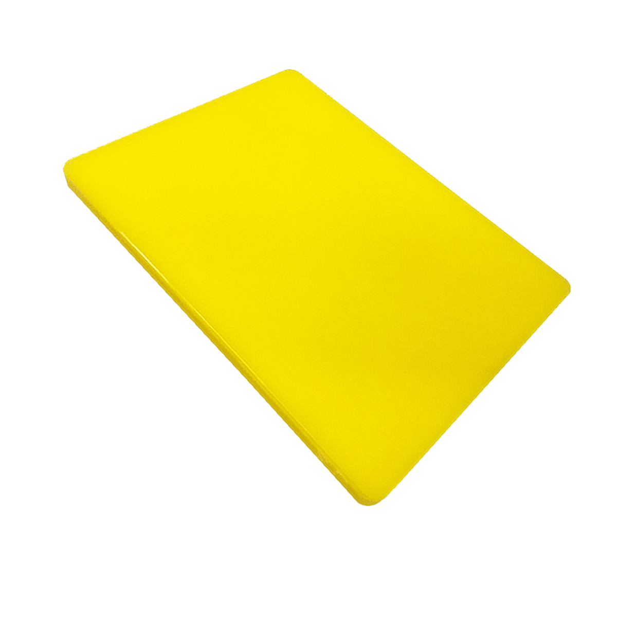 เขียงพลาสติก PE ทรงเหลี่ยม COMBI WARE 40 x 30 x 2 ซม. สีเหลือง เหมาะกับงานหั่น งานสับ และเฉือน