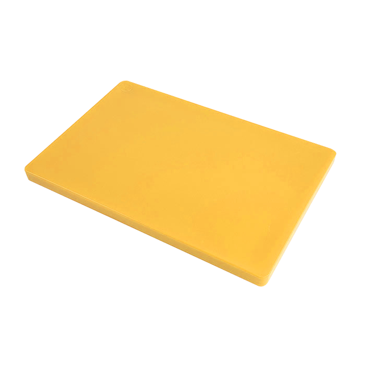 เขียงพลาสติก ทรงสี่เหลี่ยม ขนาด 30 x 50 x 3 ซม. สีเหลือง