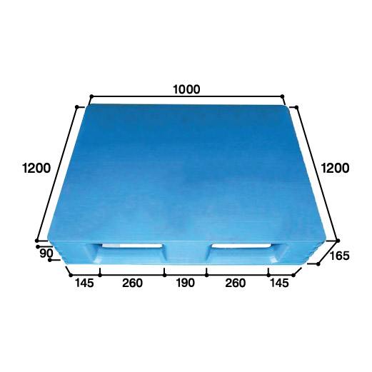 AS/RS Series พาเลทพลาสติกใช้งานกับระบบอัตโนมัติ LN4-1210F
