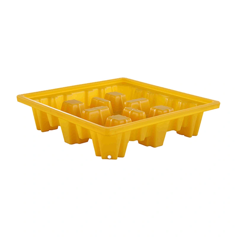 4 Drums Spill Pallet พาเลทรองถังสารเคมีชนิด 4 ถัง