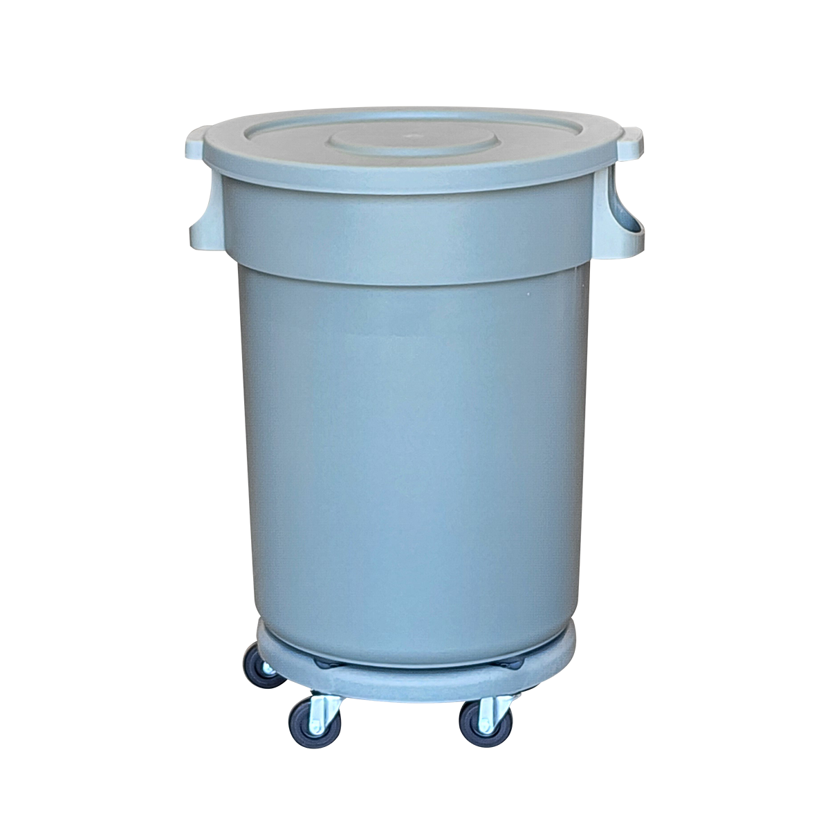 ถังอเนกประสงค์ทรงกลม ความจุ 120 ลิตร มาพร้อมฐานล้อเลื่อน