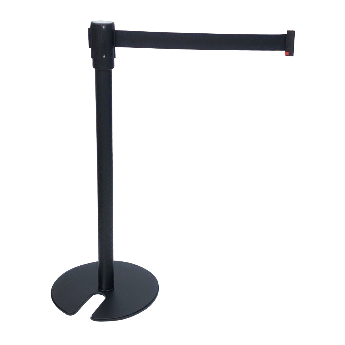 เสากั้นทางเดินสีดำ (Iron Coated) พร้อมสายยืดสีดำ COMBI WARE