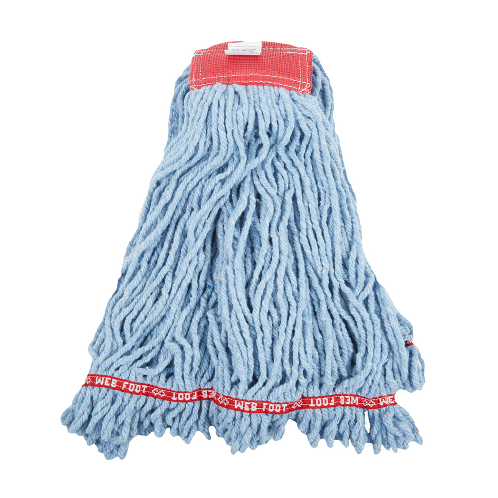 ผ้าม็อบถูพื้นแบบเปียก Web Foot® Blend Wet Mop 24 OZ สีน้ำเงิน