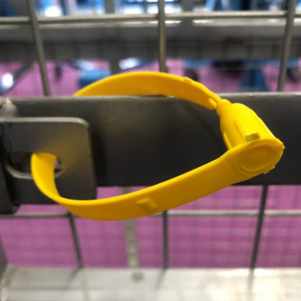 ซีลล็อคนิรภัย Fixed Length Seal Lock สีเหลือง