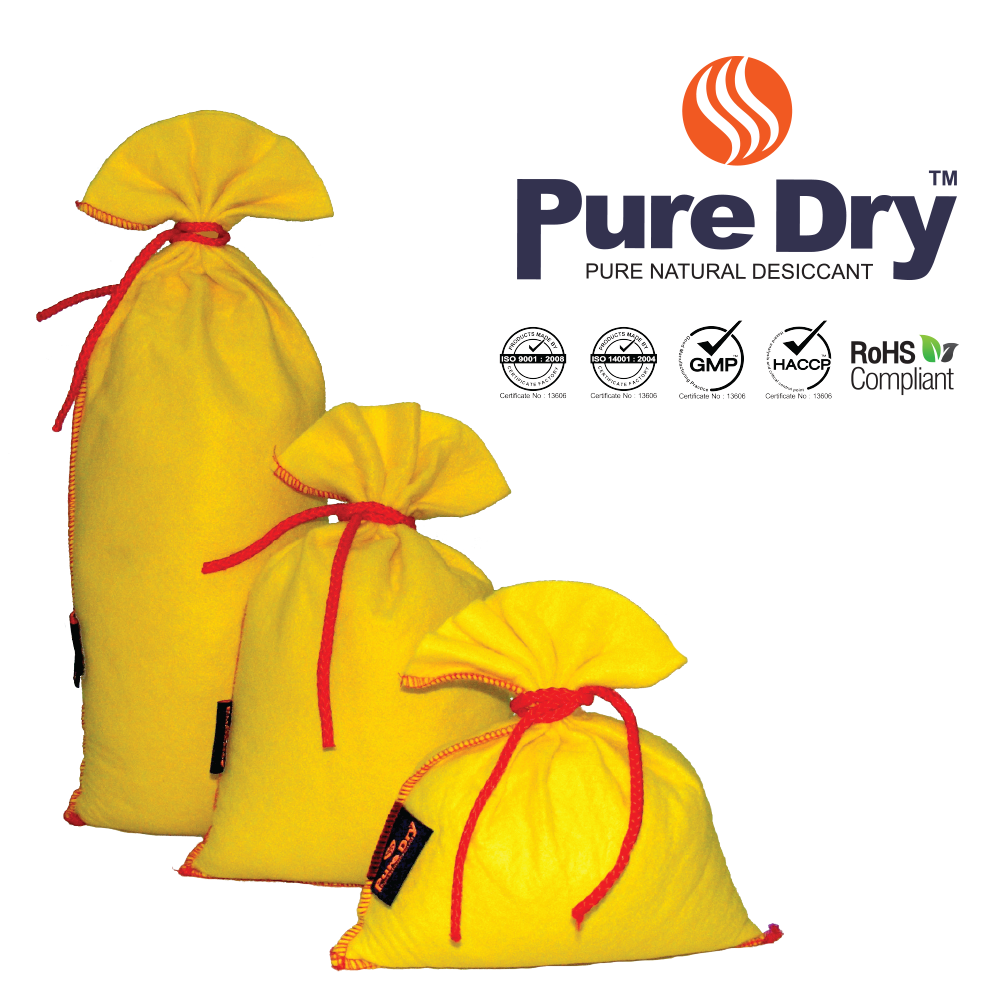 สารดูดความชื้น Pure Dry ขนาด 500 กรัม (40ถุง/กล่อง)
