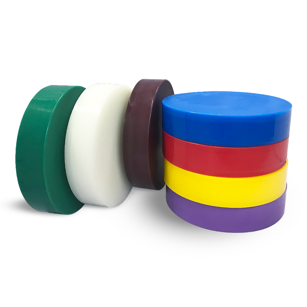 เขียงพลาสติก ทรงกลม ขนาด 45 x 10 ซม. สีขาว