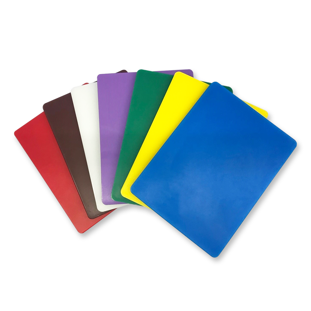  เขียงพลาสติก PE ทรงเหลี่ยม COMBI WARE 40 x 30 x 2 ซม. สีขาว เหมาะกับงานหั่น งานสับ และเฉือน