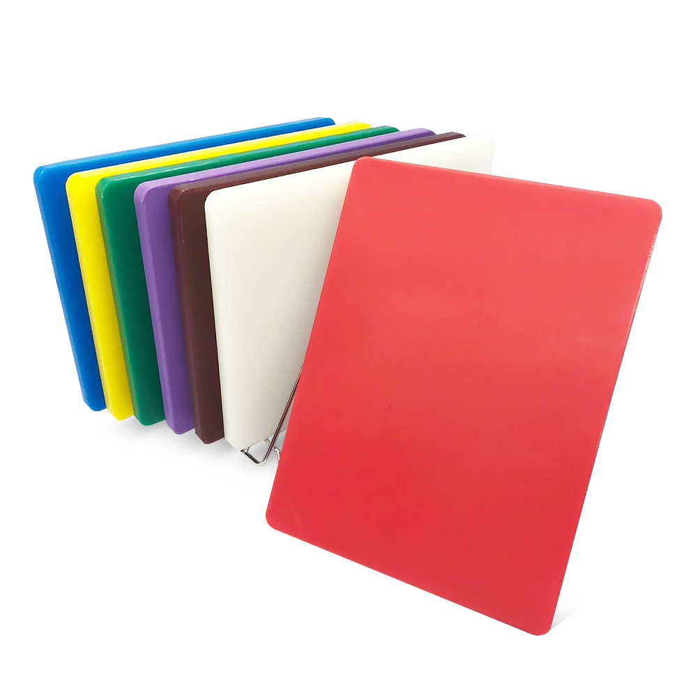  เขียงพลาสติก PE ทรงเหลี่ยม COMBI WARE 40 x 30 x 2 ซม. สีขาว เหมาะกับงานหั่น งานสับ และเฉือน