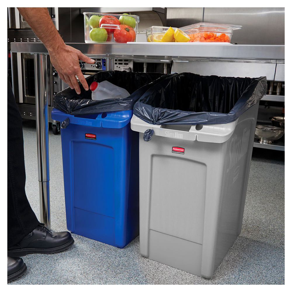 Rubbermaid Slim Jim® 23 Gal Under-Counter Container