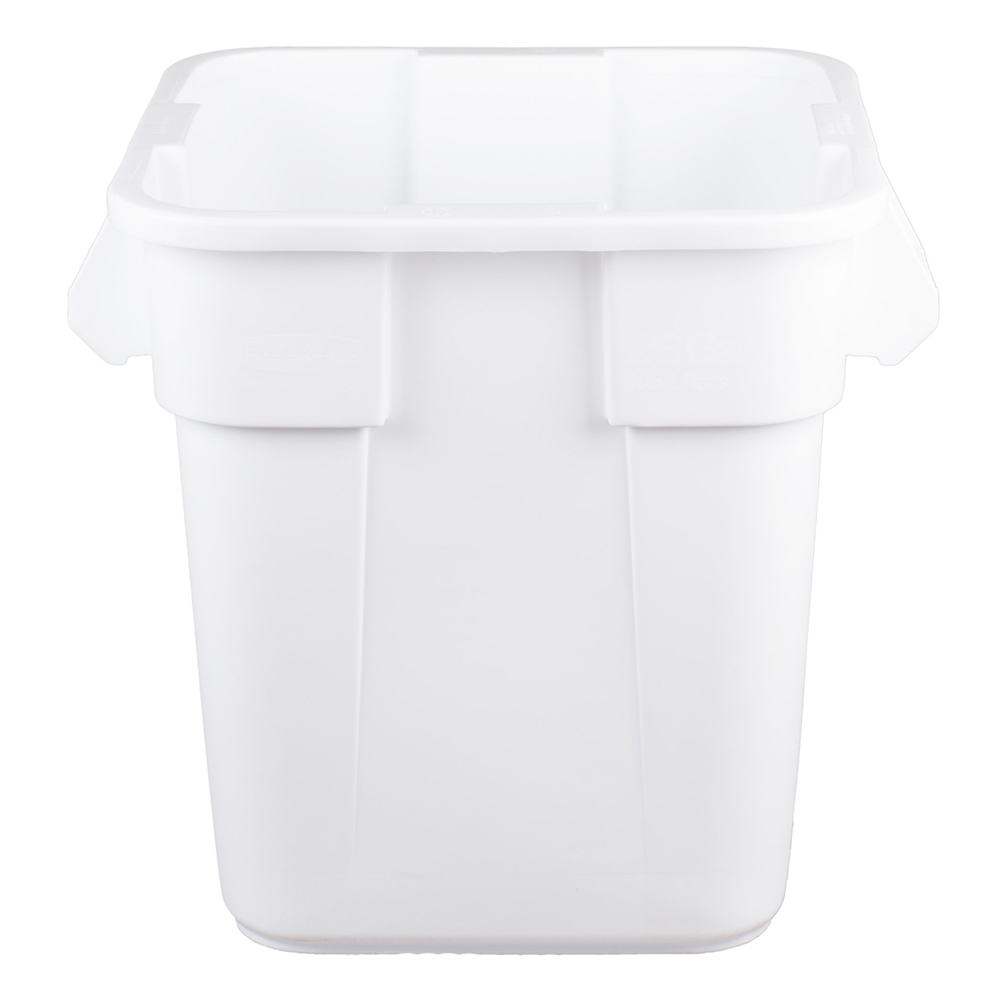 ถังอเนกประสงค์ ทรงสีเหลี่ยม ไม่รวมฝา จุได้ 106 ลิตร BRUTE® Square Container สีขาว