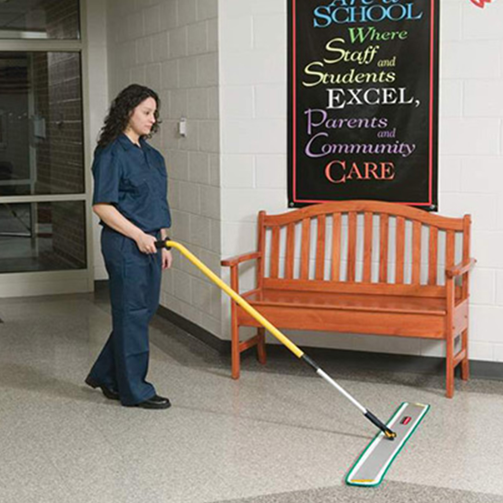 ด้ามถูพื้น ขนาด 48-72 นิ้ว แบบ Quick-Connect สีเหลือง
